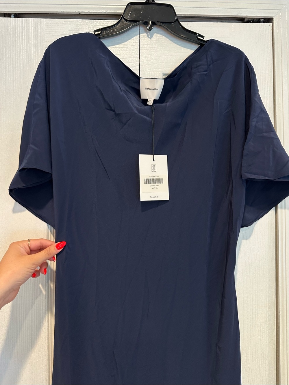 Reformation Caila Silk Dress - Picture 4 of 7